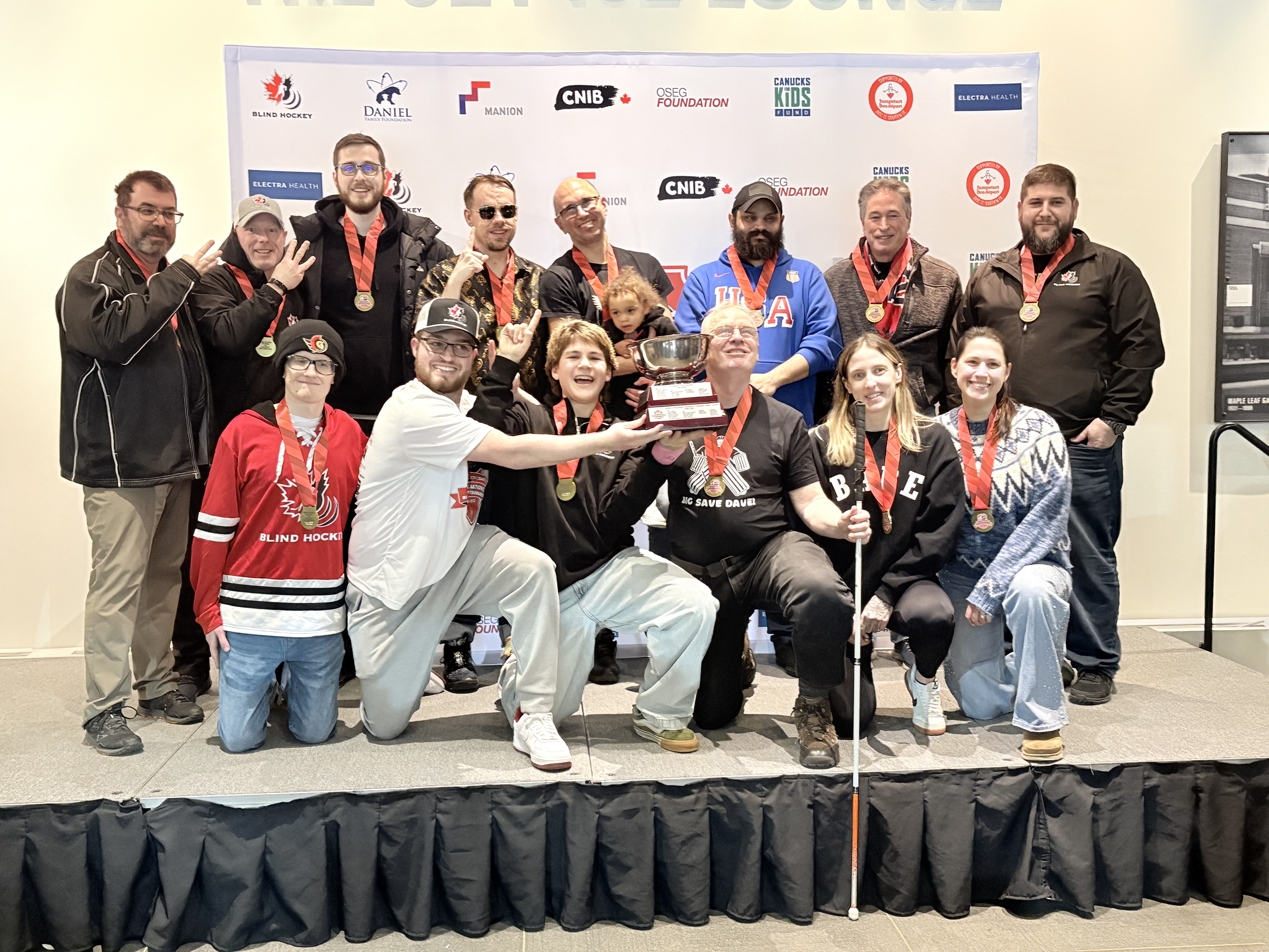 2026 open division Gold Medal Senators Team